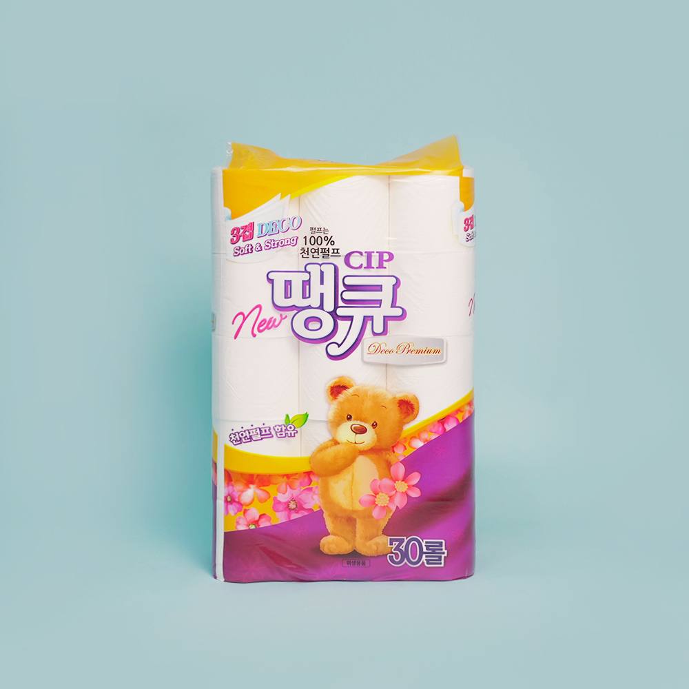 땡큐 화장지 (두루마리30롤×2속)